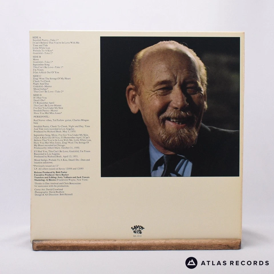 The Red Norvo Trio The Savoy Sessions Gatefold Double LP Vinyl Record - EX/EX - Image 4 of 4