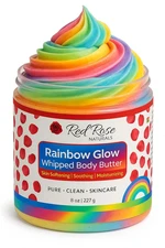 Whipped Rainbow Glow Body Butter, Fruity Scent, Infused with Fruit Extracts, 8 O