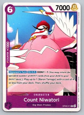 Count Niwatori OP08-071 Common Two Legends Pre-Release Cards One Piece Near Mint