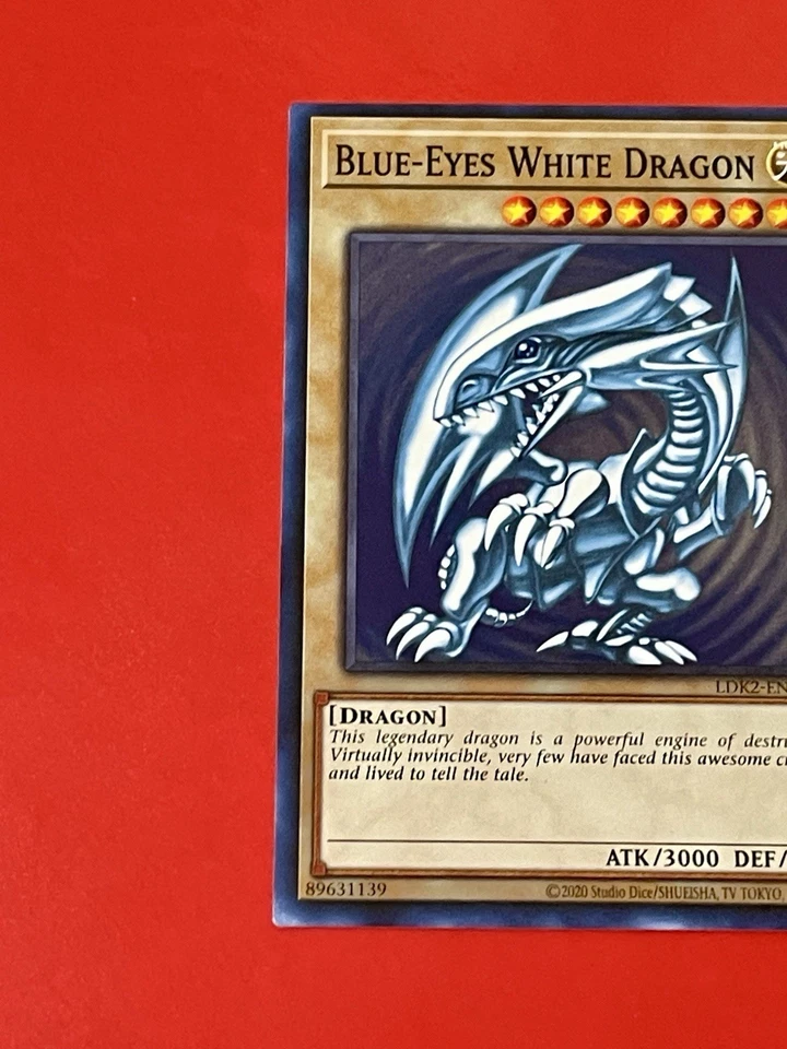Blue-Eyes White Dragon | SDK Art | MISPRINT | LDK2-ENK01 | NM | Common | YuGiOh! - Image 2 of 4