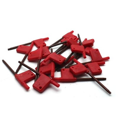 T15 Torx Flag Driver Torx Key Wrench Spanner Screwdriver- Pack of 20