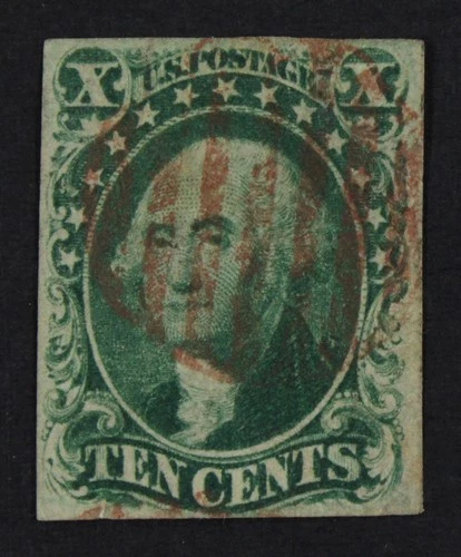 CKStamps: US Stamps Collection Scott#15 10c Washington Used CV$140