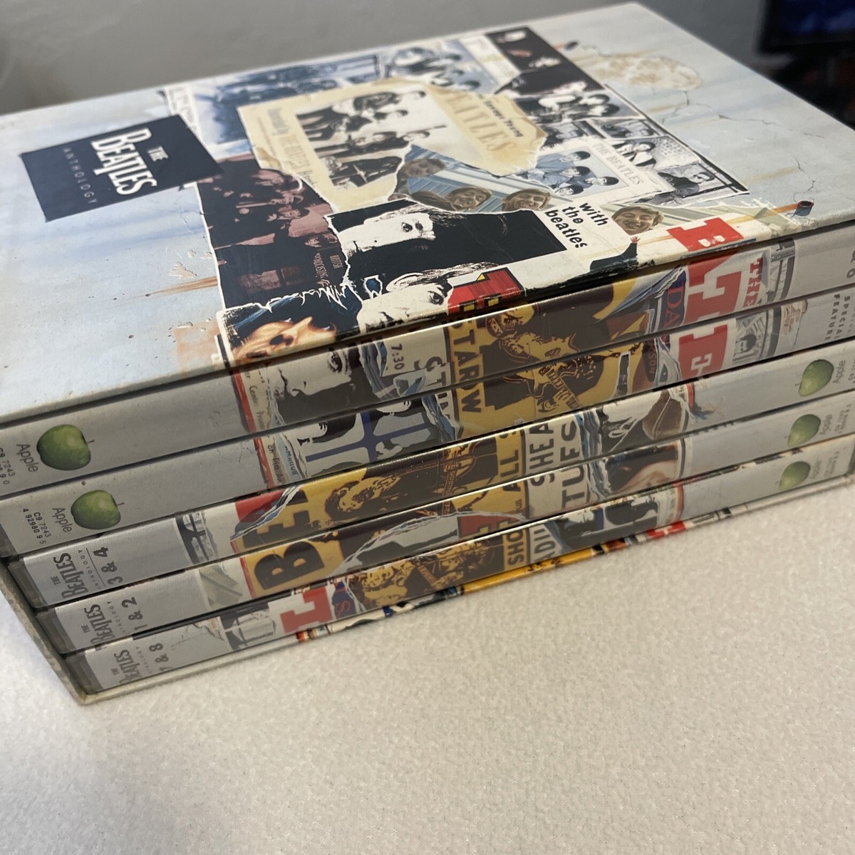 The Beatles Anthology Complete 5 Disc DVD Set 2003 Apple