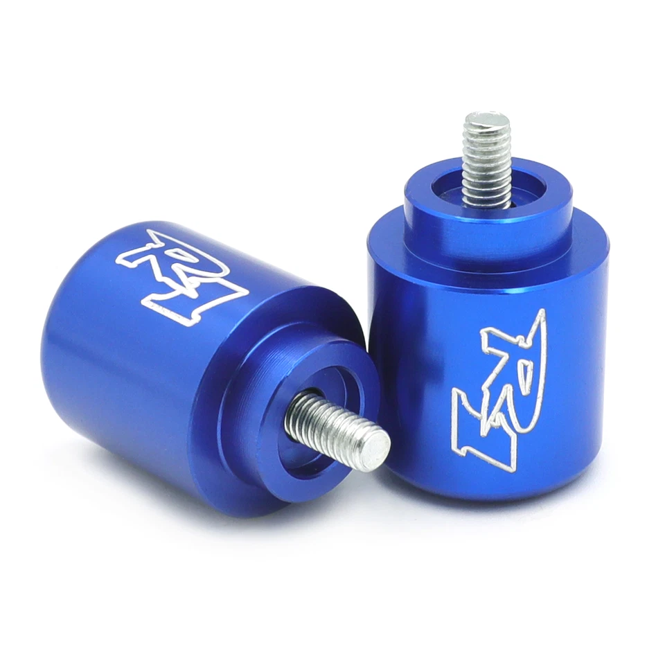 Cubiertas de agarre de peso con extremos de manillar azules para Yamaha YZF-R1 YZF R1 1998-2013 Foto 4 de 4