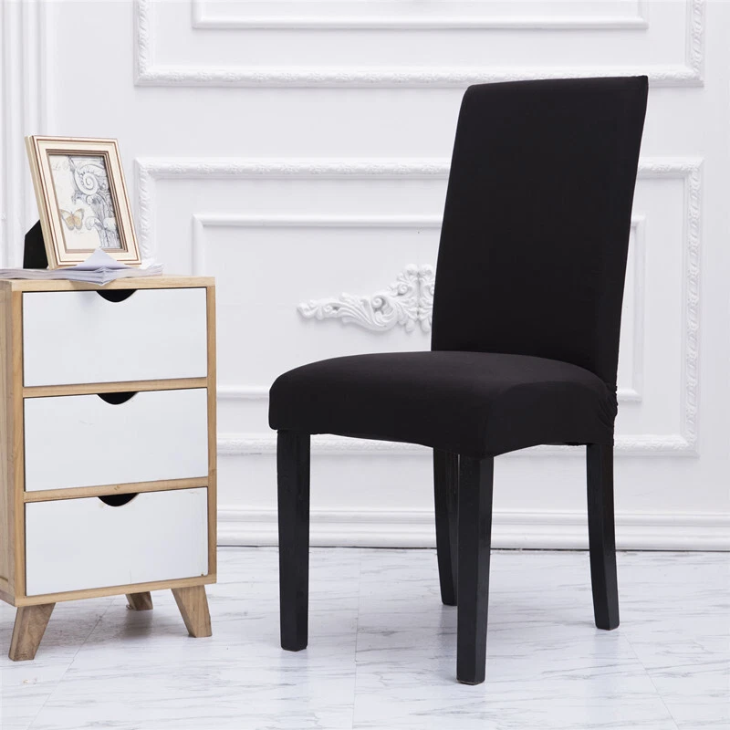 2/4/6pcs Dining Chair Covers Stretch Spandex Chair Slipcovers for Dining Room - Image 2 of 4