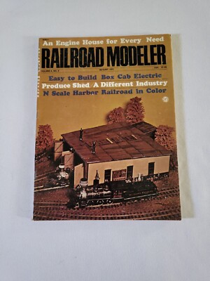 1974 August, Railroad Modeler Magazine, Produce Shed, (MH599)