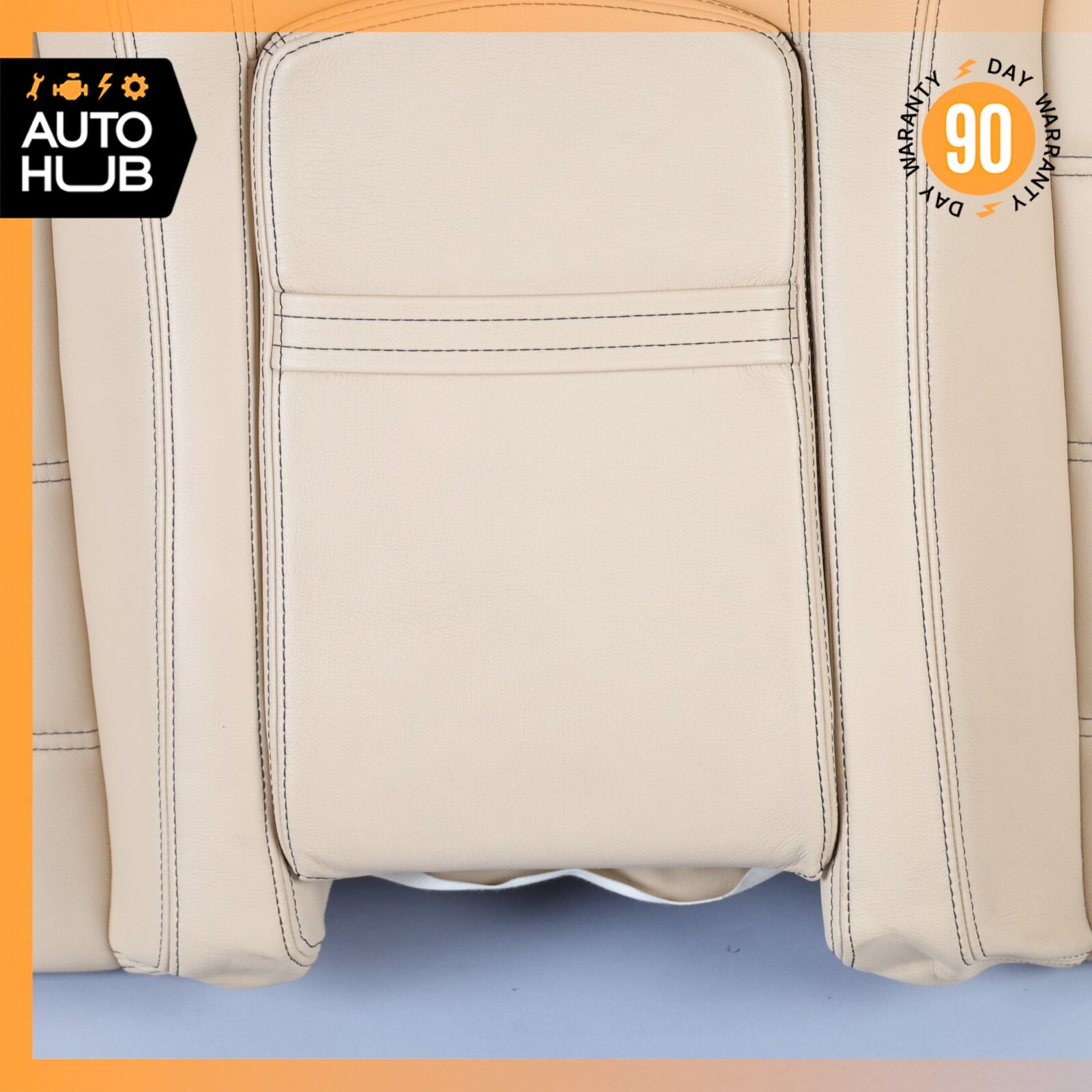 08-12 Maserati GranTurismo M145 Rear Upper Top Seat Cushion Beige OEM