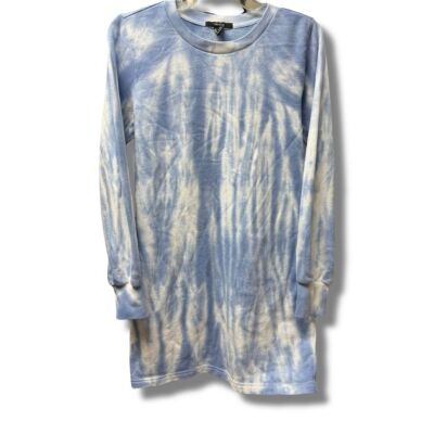 Forever 21 Women's Tie Dye Long Sleeve Sweatshirt Dress Blue Size S | eBay