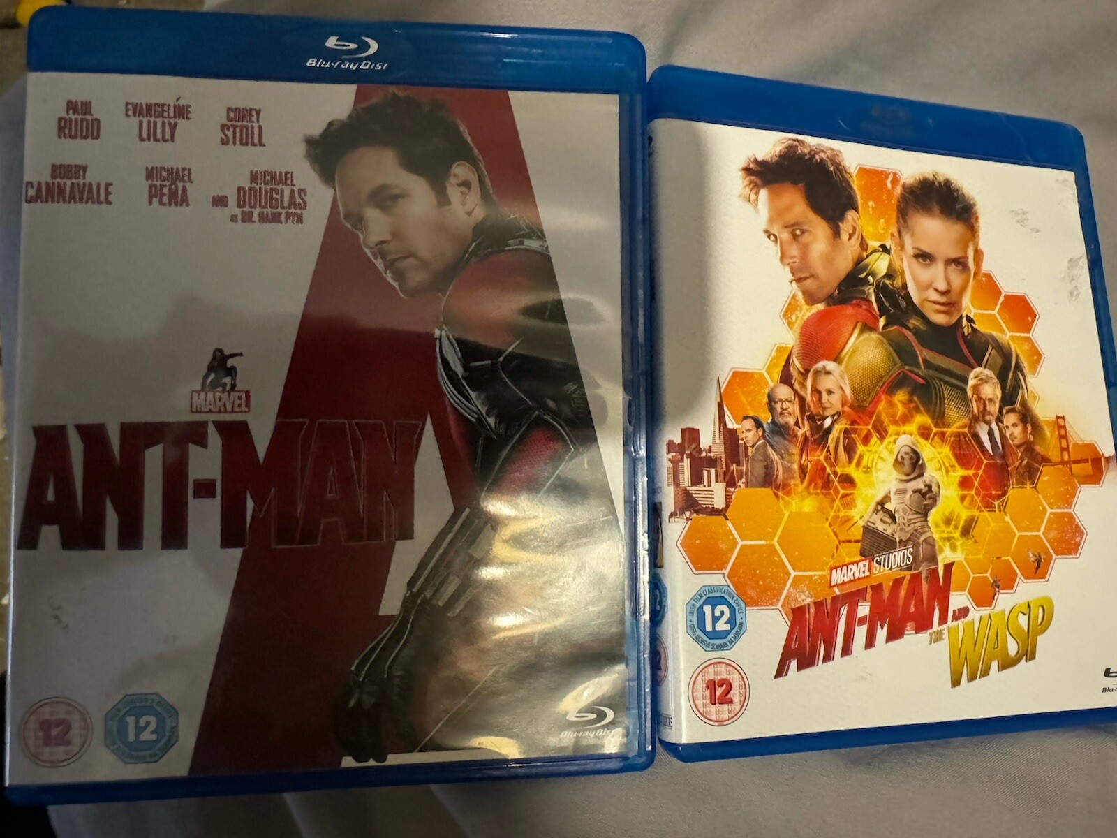 Marvel Ant-Man 1 and Antman And The Wasp Blu-ray DVD (2018)