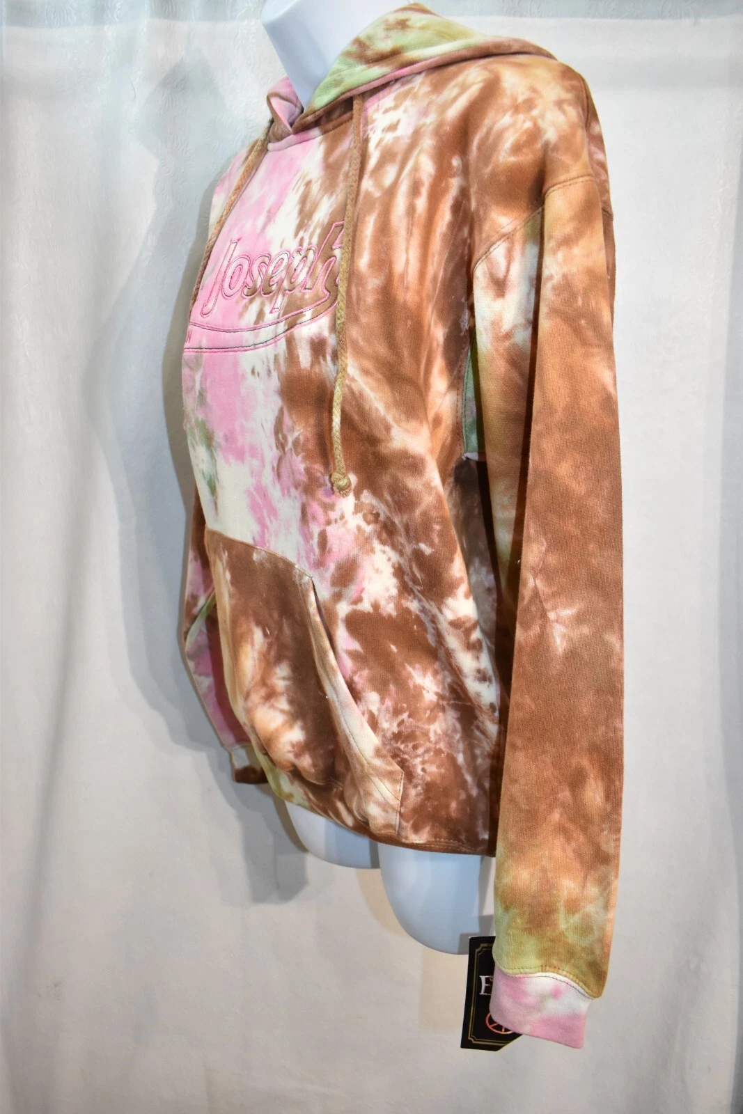 VETEMENTS Felpa Exist Michigan St.Joseph tie dye con cappuccio taglia small