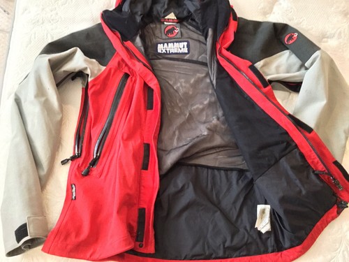 VINTAGE MAMMUT Extreme Jacket W Hood Ascent Hiking Softshell Campmor R.e.I. - Picture 3 of 9