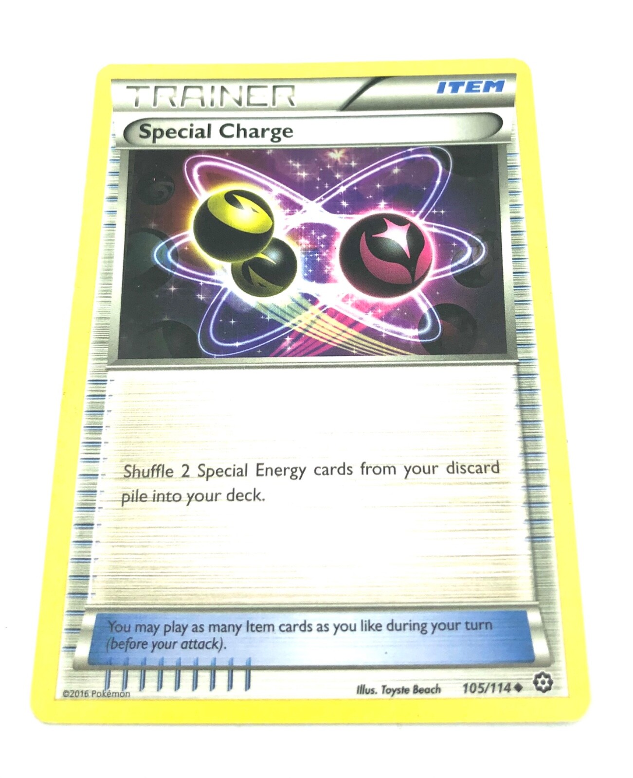 2016 Special Charge 105/114 TRAINER POKEMON Trading Card