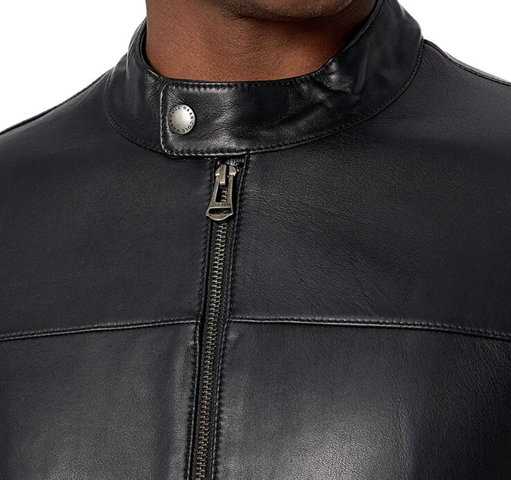 新品未使用　COLE HAAN ブラックレザージャケット　現行品　xs レザー レーサー ジャケット womens. 0.0 | COLE_HAAN