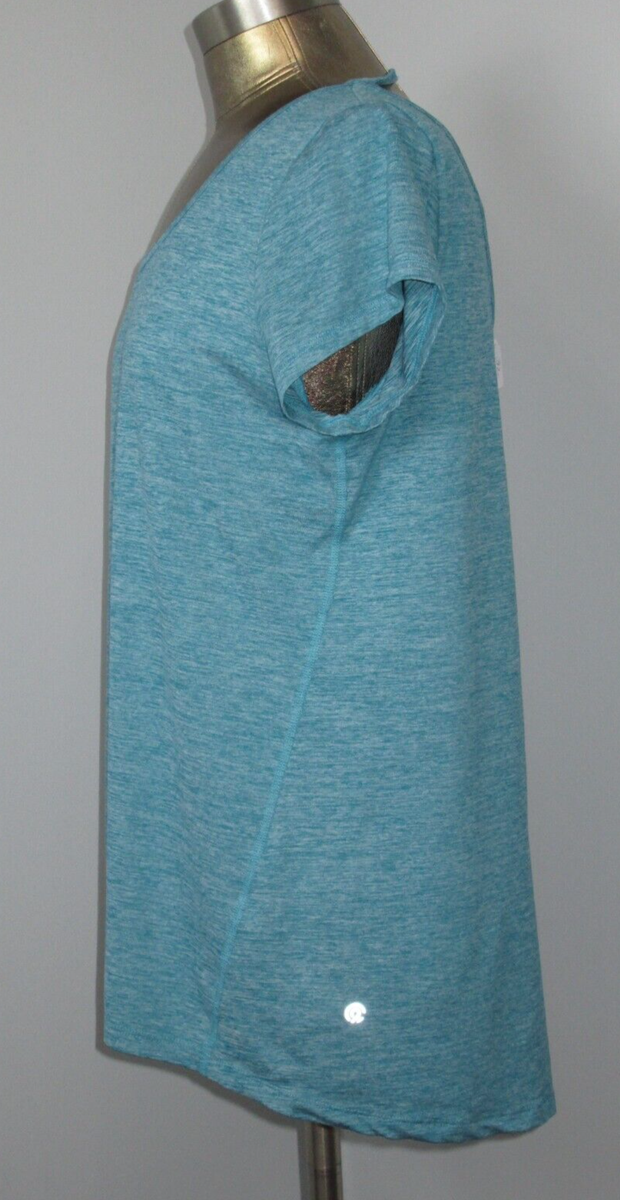 トップス a Champion Heather Blue Activewear Shirt Women Size L Chest 40 Open