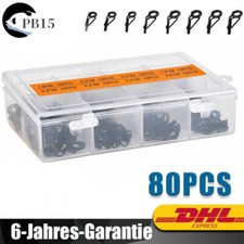 80/SET Angelrute Spitzenring Rutenring Führungsringe Set Reparatur Werkzeug DE
