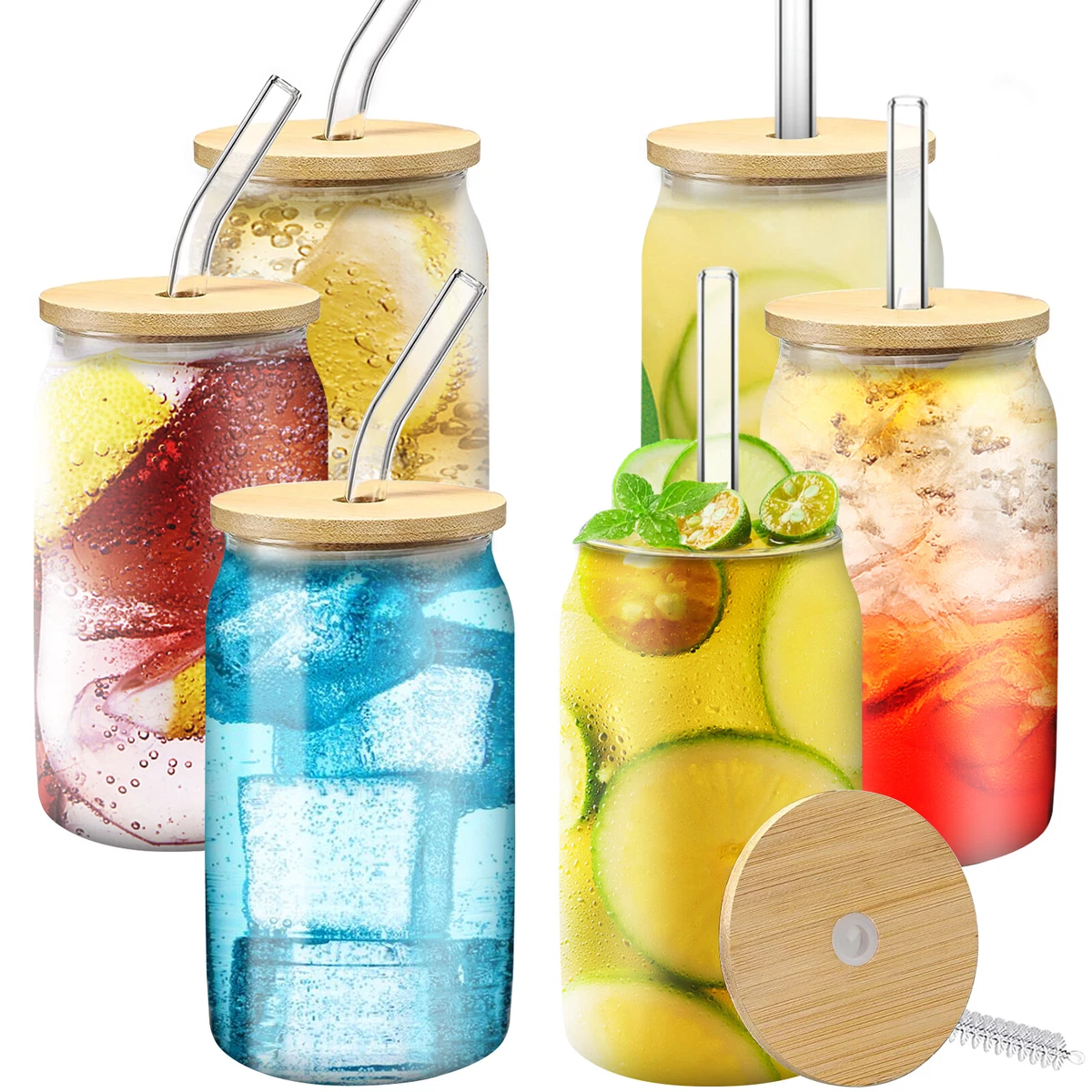 Glass Straws in Cool Set | Poketo