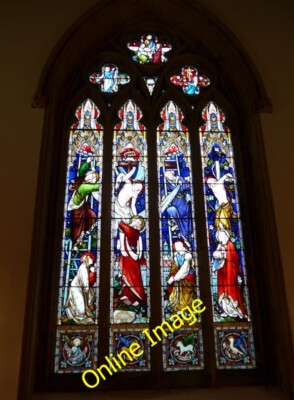 Photo 6x4 Holy Trinity, Hurstpierpoint: stained glass window (6) West Tow c2014