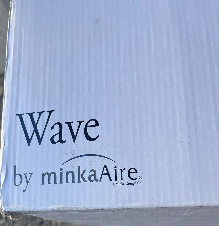 Новый MinkaAire дерева 3 лезвия волны потолочный вентилятор с пультом совершенно новый в коробке - Изображение 3 из 4