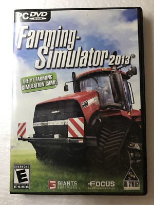 Farming Simulator 2013 (PC, 2012) DVD ROM #1 Farming Simulation Game!