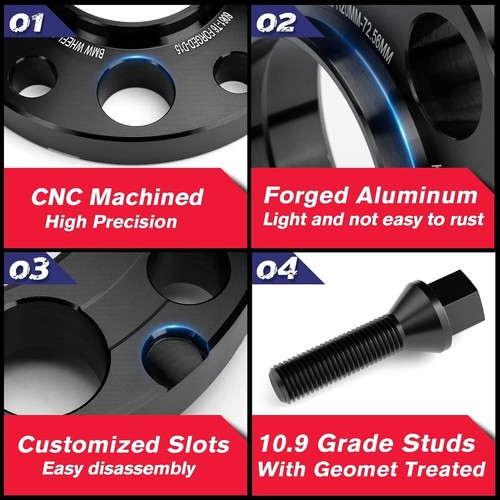 KSP 20mm 5X120mm Wheel Spacer for BMW E36 E46 E90 E92 E60 318i 323i 325i 328i - Picture 4 of 8