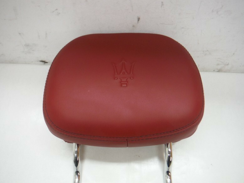 2014-2019 MASERATI GHIBLI RIGHT FRONT SEAT HEADREST OEM 673001844 RED LEATHER