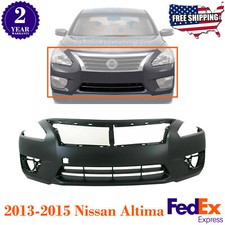 Primed Front Bumper Cover Fascia for 2013 2014 2015 Nissan Altima 