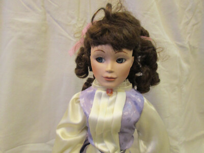 RIANE Treasures Forever William Tung 19” Porcelain Doll w/ Stand