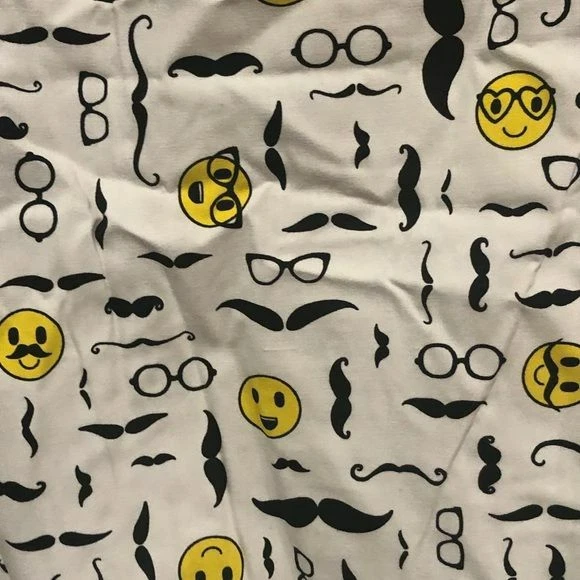 NWT Dickies Scrubs Top Mustache Glasses Small S - Image 3 of 4