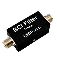 K9DP 100w BCI Filter for HF shortwave radios/receivers