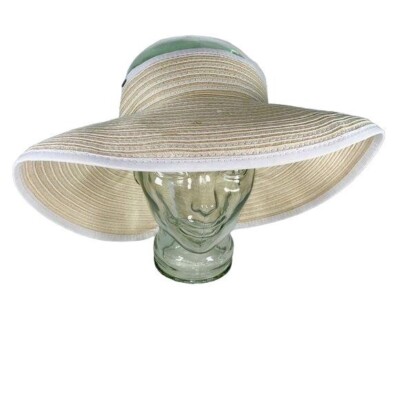 Nautica Straw Sun Hat – Wide Brim – Brown & Ivory Stripe – One Size Amazon.com: TOP HEADWEAR Ultra 5 main image 4