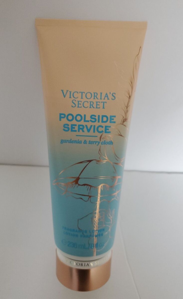 2 PCS VICTORIA'S SECRET *POOLSIDE SERVICE* FRAGRANCE BODY MIST & BODY  LOTION NEW