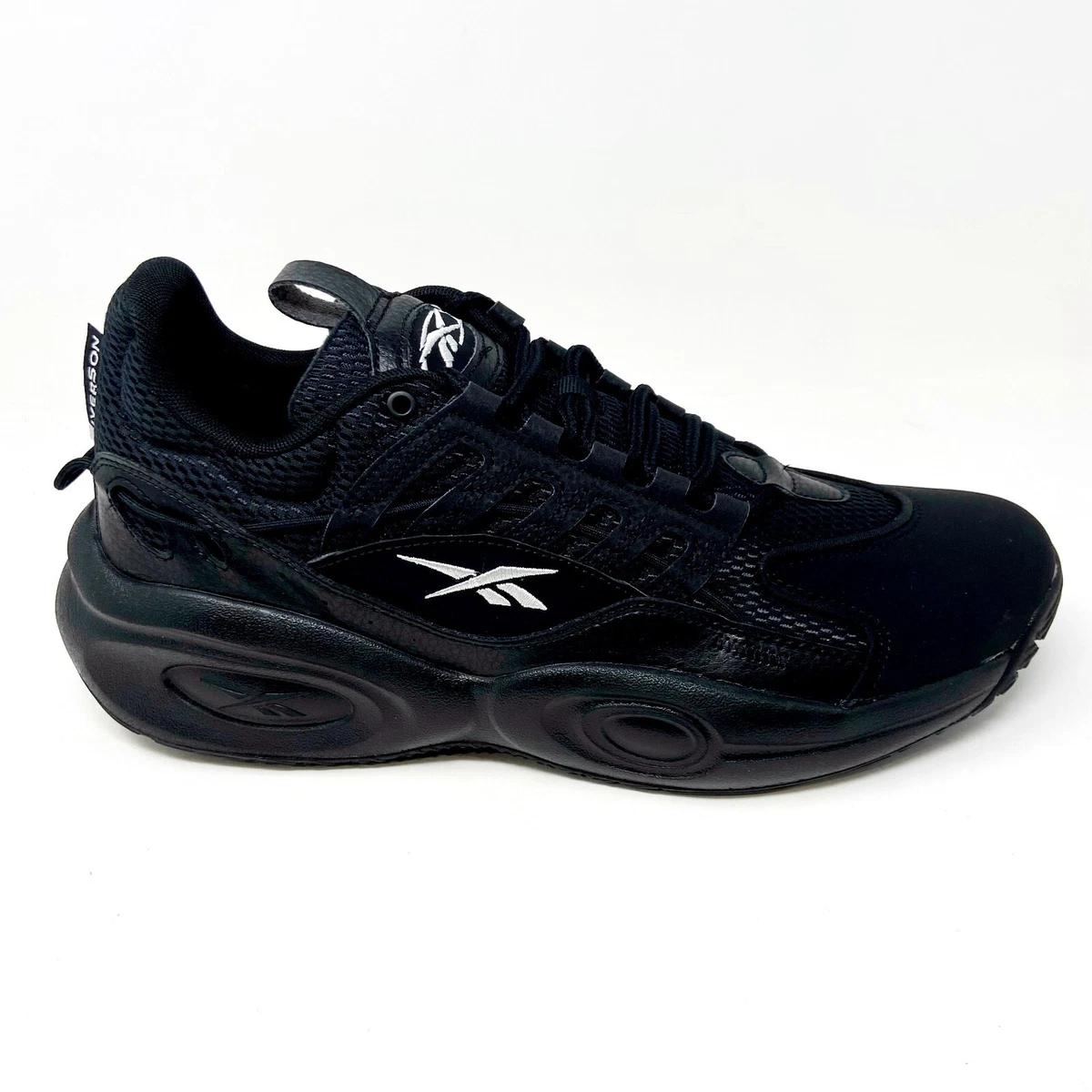 Silver | Basketball Mens Shoes Iverson eBay Sneakers Allen Black Mid Solution Reebok