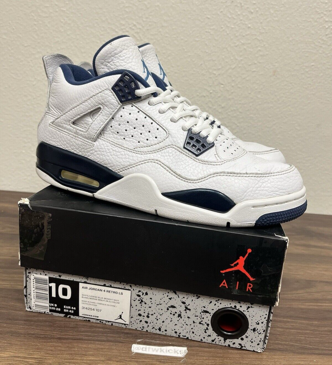 size 10 Nike Air Jordan Columbia 2015 314254-107 OG IV