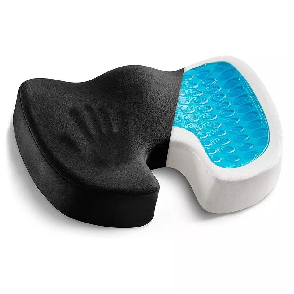 Gel Memory Foam U-shaped Seat Cushion Massage Car Office Chair