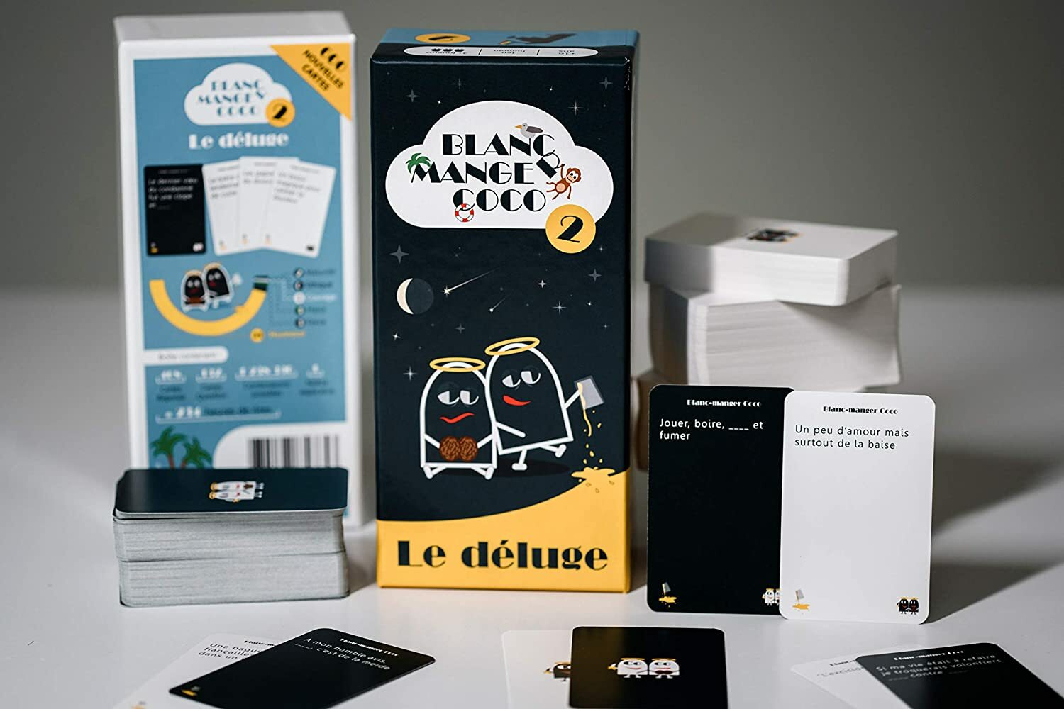 Blanc Manger Coco Tome 2 Le Déluge : Jeux de Cartes Amis Adultes pour Soirée Humour