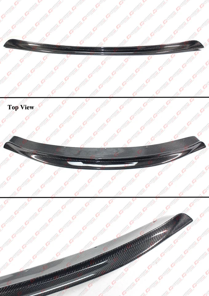 PARA 2014-19 BMW F06 F12 F13 M6 R STYLE FIBRA DE CARBONO PARA-CHOQUE DIANTEIRO CENTRO QUEIXO LÁBIO - Imagem 3 de 4