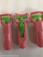 3 rizadores de pestañas de plástico Maybelline - rosa - NUEVO.
