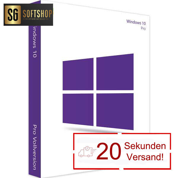 Microsoft Windows 10 Pro Key Betriebssystem digital Versand deutsch Professional