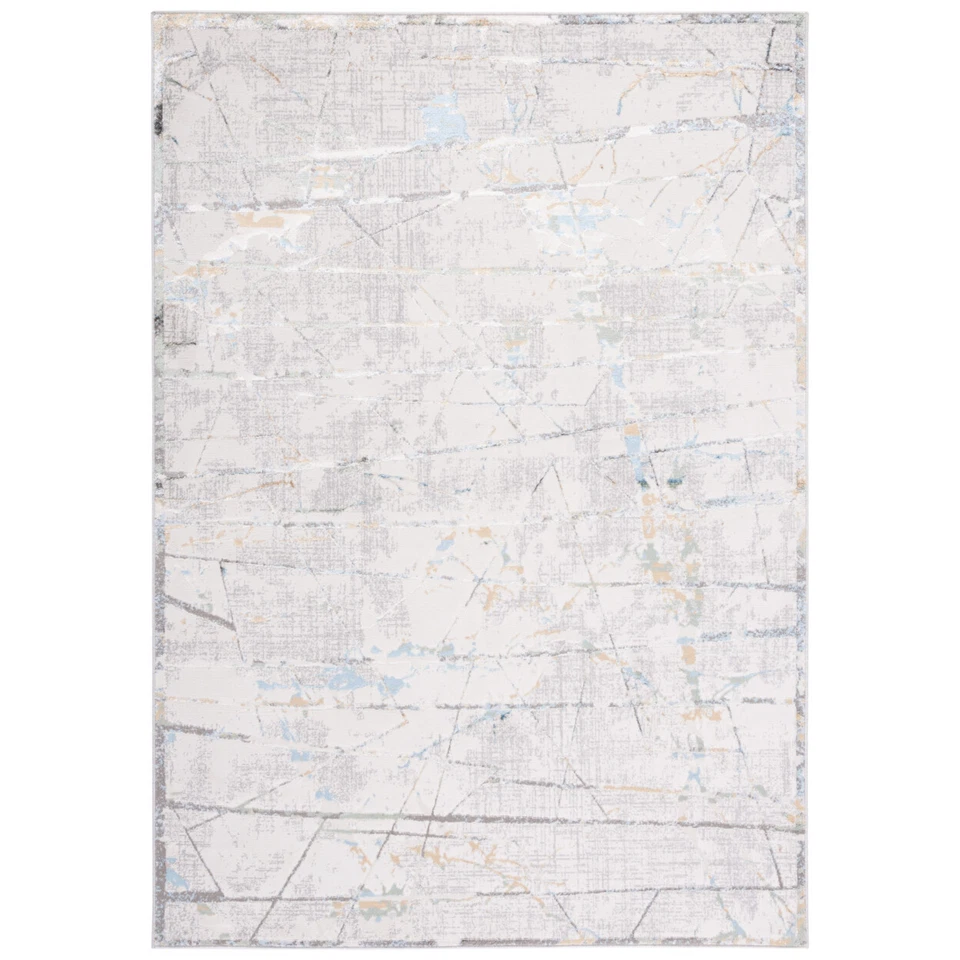 SAFAVIEH Bel Air Collection BLA230B Beige / Grey Rug - Image 2 of 4