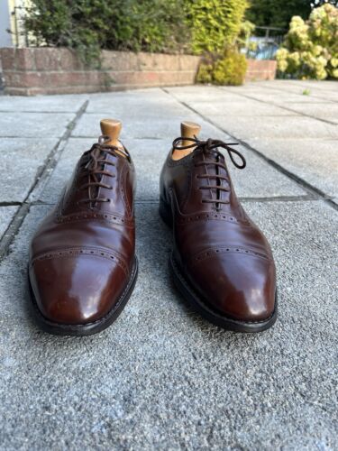 Church’s Legate Leather Cap Toe Brogue Sole Oxford Shoes UK 8.5 - Picture 2 of 9