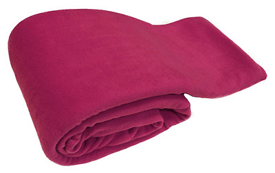 Rosa Luxus warm weich groß 254 cm x 265 cm Vliessofa Couch Bettdecke Überwurf