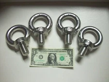 (4) EBH M24 MACHINE LIFTING EYE BOLT A4 HIGH GRADE STAINLESS STEEL WLL1800KG