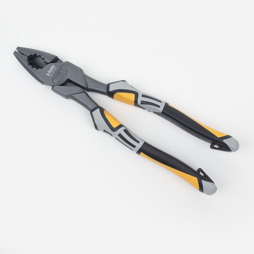 Felo 9.5-Inch High-Leverage Lineman's Pliers for Electricians