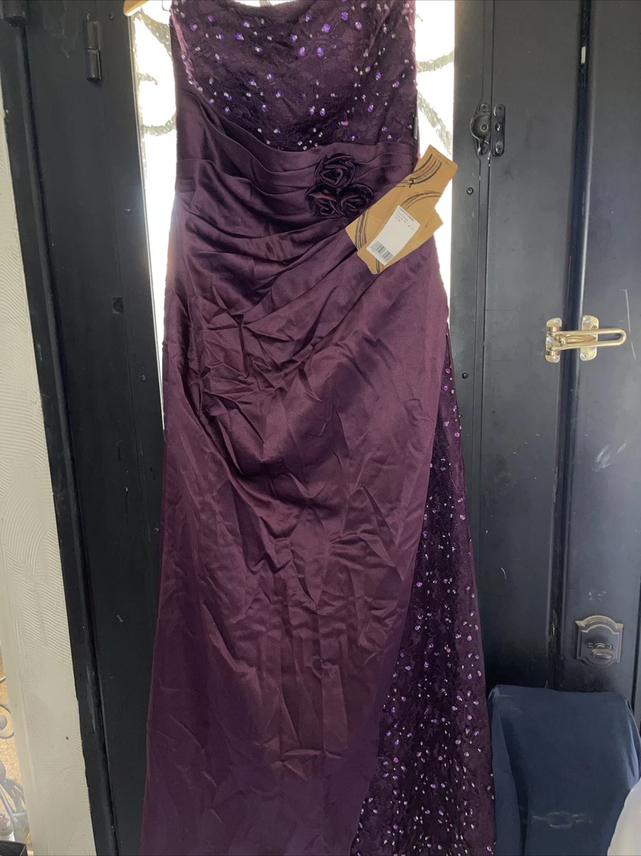 Billedhugger Hvornår sagde Stunning Light in the Box Purple Grape Formal Bridesmaids Gown NWT Size 10  | eBay