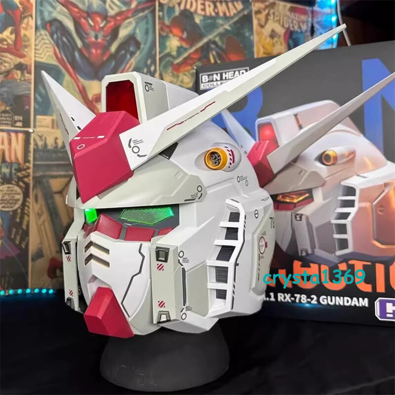 Anime Mobile Suit Gundam RX-78 Wearable Helmet Halloween Cosplay