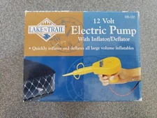Lake ‘N  Trail Electric Pump 12 Volt with Inflator and Deflator - NIB