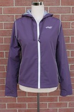 Reebok Women's zipper Track Jacket hoodie Purple Size M