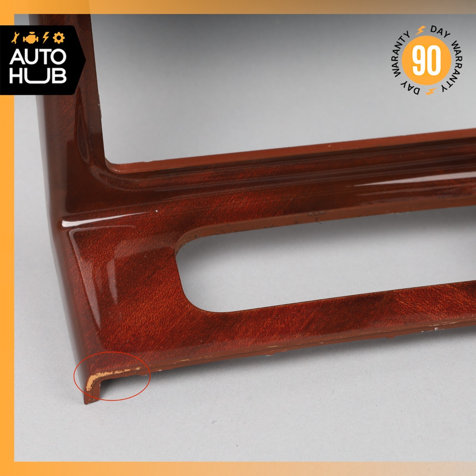 Maserati Quattroporte M139 Center Console Rear A/C Control Trim Bezel Wood OEM