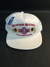 1992 Super Bowl XXVI Champion Washington Redskins One Size Snapback Hat w/TAGS 