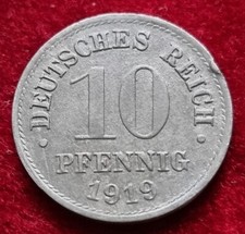4508(10) 10 Pfennig (Kaiserreich) 1919 in ss ..... von Berlin.007
